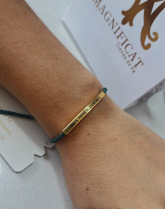 Pulsera Dios tiene el control
