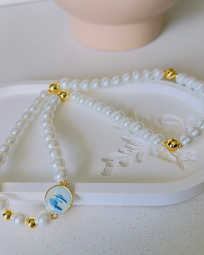 PULSERA ROSARIO/CAMÁNDULA VIRGEN MARIA