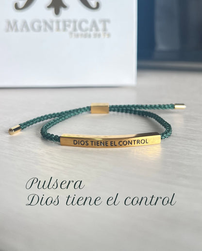 Pulsera Dios tiene el control