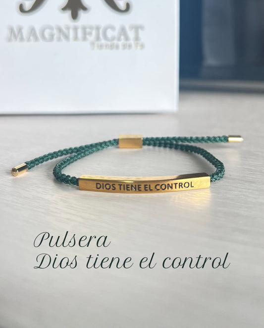 Pulsera Dios tiene el control