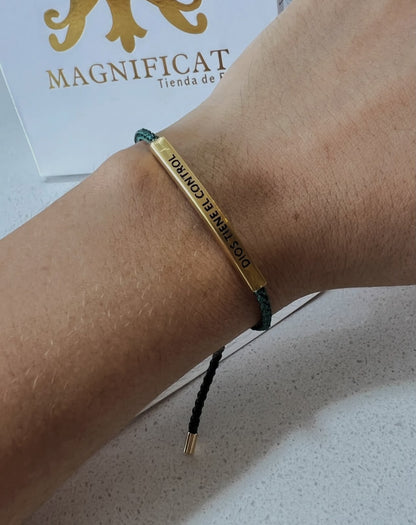 Pulsera Dios tiene el control