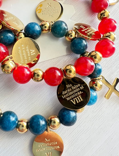 Pulsera de los 10 mandamientos