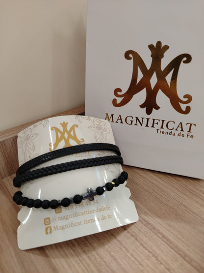 Pulsera 3 cueros